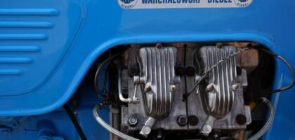 Close-up of a diesel engine, relevant to gasoline vs diesel generator discussion.