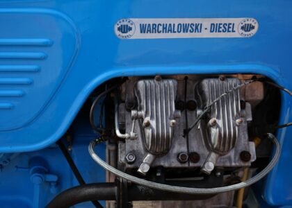 Close-up of a diesel engine, relevant to gasoline vs diesel generator discussion.