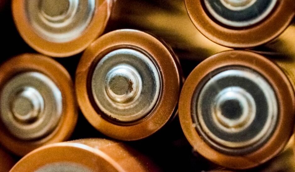 Close-up view of battery terminals, relevant to flooded lead acid vs AGM battery comparison.