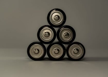 A stack of lithium batteries illustrating storage tips for long-term use.