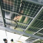 Image showing solar panels installed for portable solar generators, relevant to off-grid power.