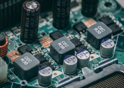 Detailed view of a circuit board showing components related to low voltage cutoff settings.