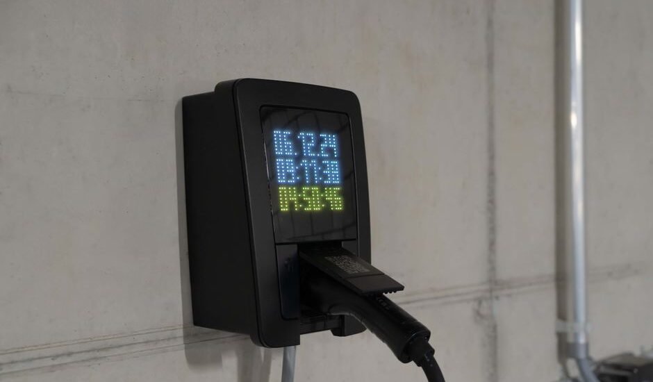 A battery monitor displaying voltage and current, relevant to series vs parallel battery circuits.